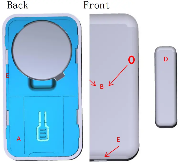 Minoston MSE30Z Z Wave Plus Multipurpose Sensor - FIG1