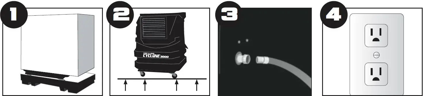 PORTACOOL PAC2KCYC01 CYCLONE Evaporative Cooler fig1