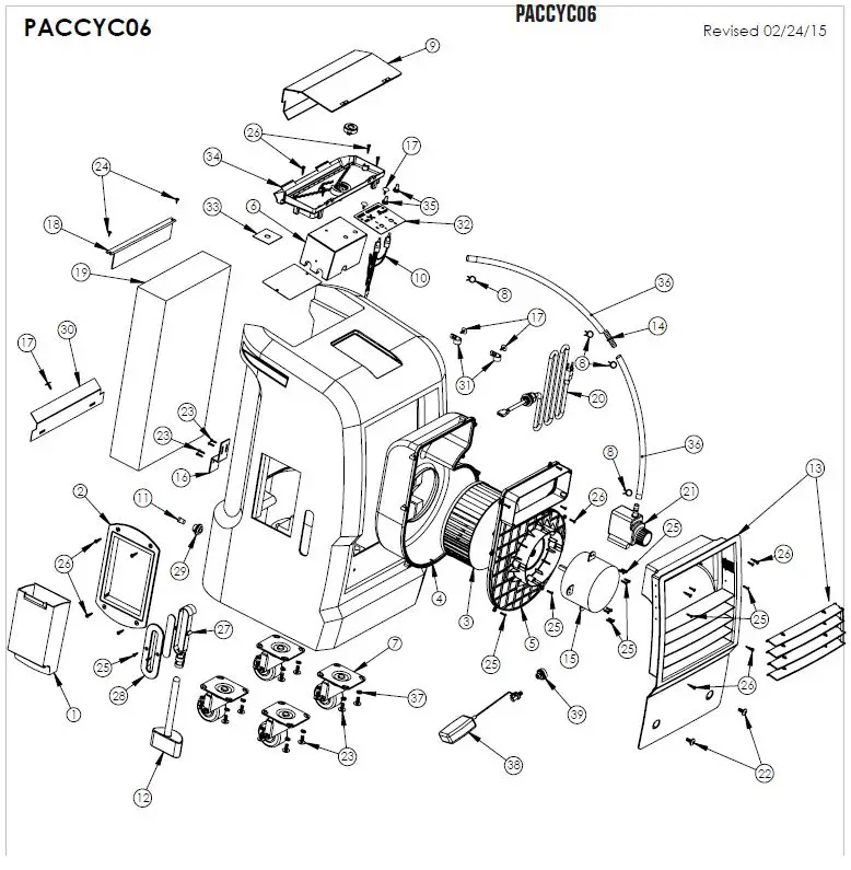 PORTACOOL PAC2KCYC01 CYCLONE Evaporative Cooler fig10