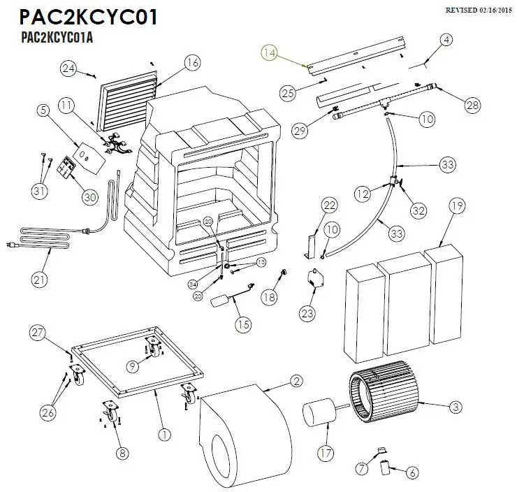 PORTACOOL PAC2KCYC01 CYCLONE Evaporative Cooler fig11