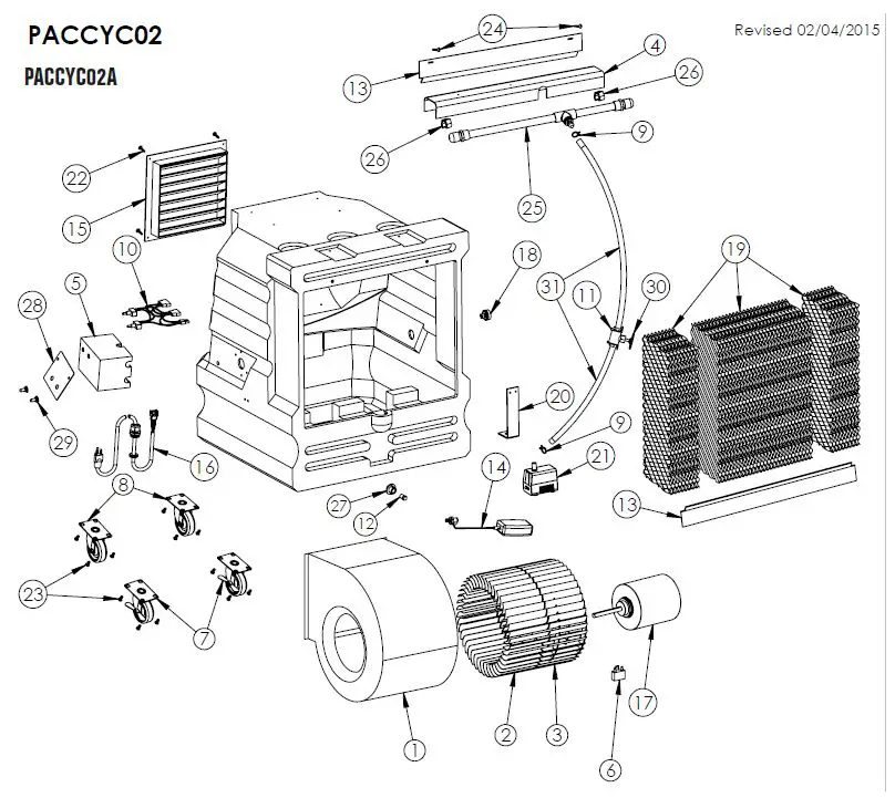PORTACOOL PAC2KCYC01 CYCLONE Evaporative Cooler fig12