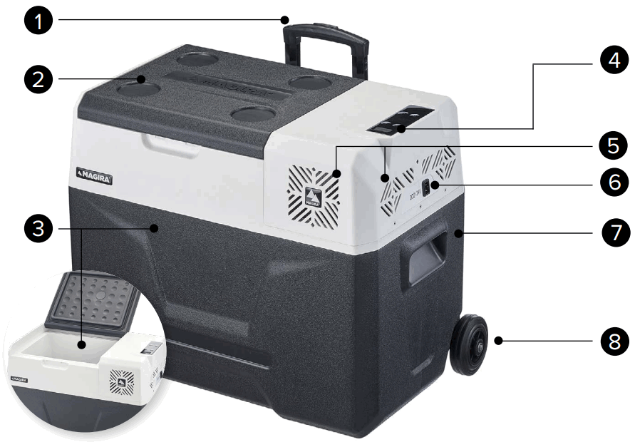 MAGIRA MF30 C Mobile Fridge - Device