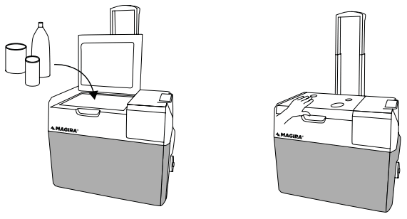 MAGIRA MF30 C Mobile Fridge - cooled down