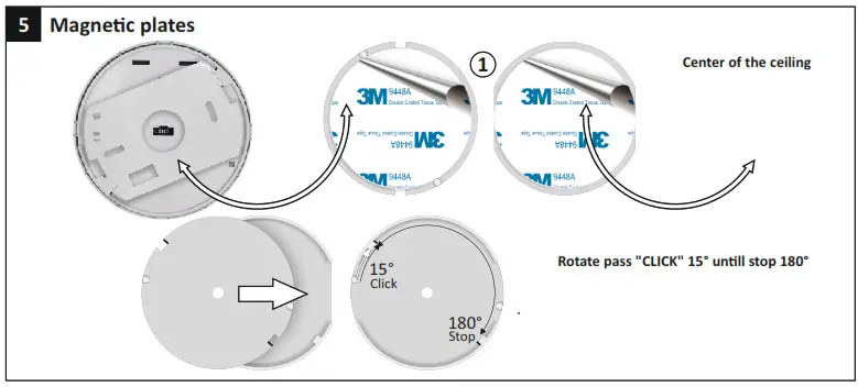 ELRO CBFS25 Smoke Alarm with Magnet- 5