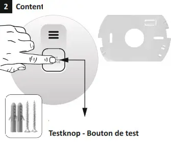 ELRO CBFS25 Smoke Alarm with Magnet- Content