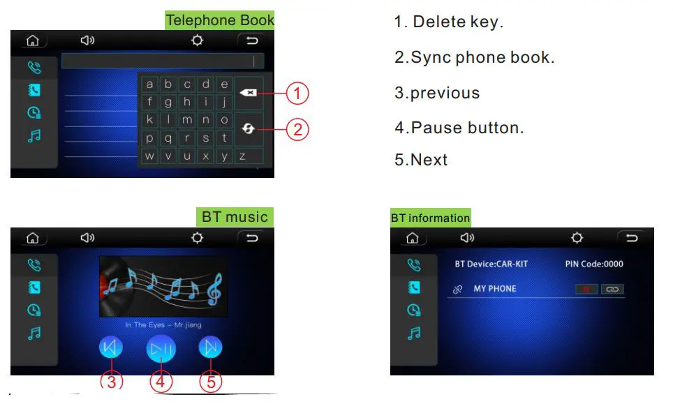 Hodozzy Apple B09N3C1C3Y Carplay Single Din Car Stereo Installation Guide - BT