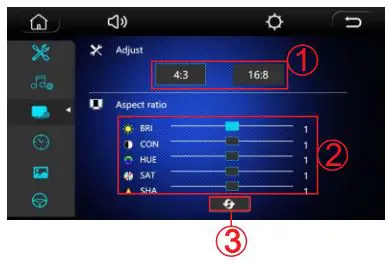Hodozzy Apple B09N3C1C3Y Carplay Single Din Car Stereo Installation Guide - Display Setting Interface