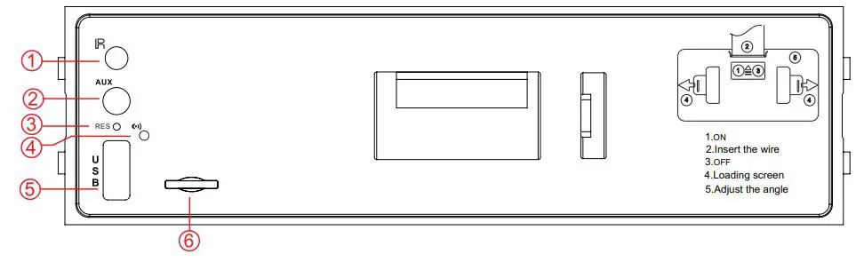 Hodozzy Apple B09N3C1C3Y Carplay Single Din Car Stereo Installation Guide - Main functions of single spindle