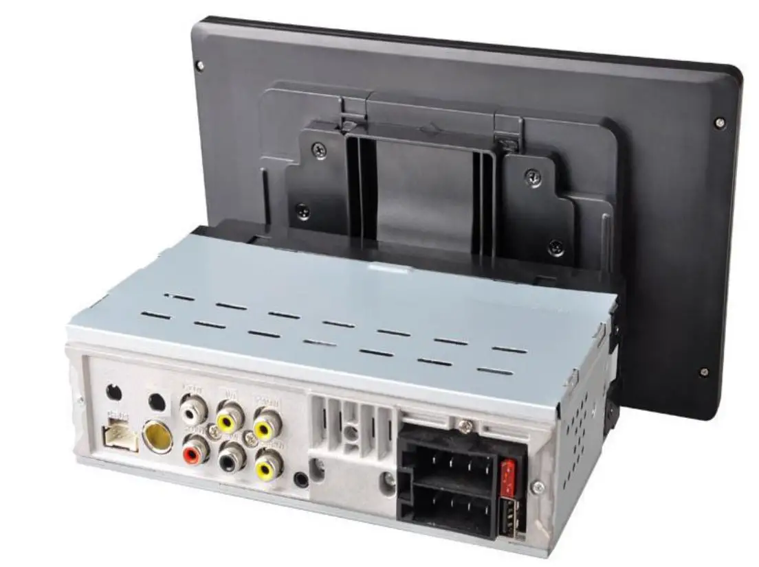 Hodozzy Apple B09N3C1C3Y Carplay Single Din Car Stereo Installation Guide - Picture back of product