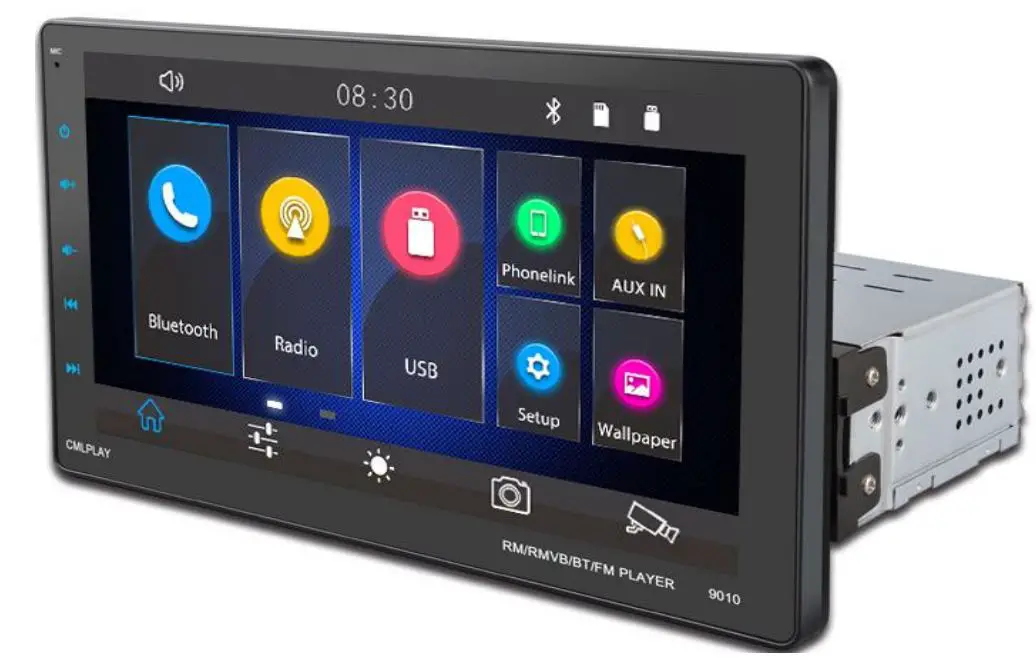 Hodozzy Apple B09N3C1C3Y Carplay Single Din Car Stereo Installation Guide - Product panel picture