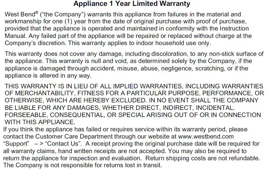 WestBend 30 and 42 Cup Coffee Urns fig3