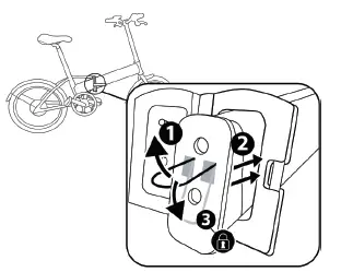 BTWIN Tilt 500E Electric Assisted Folding Bike 11