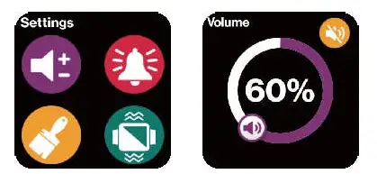 Adjusting the volume