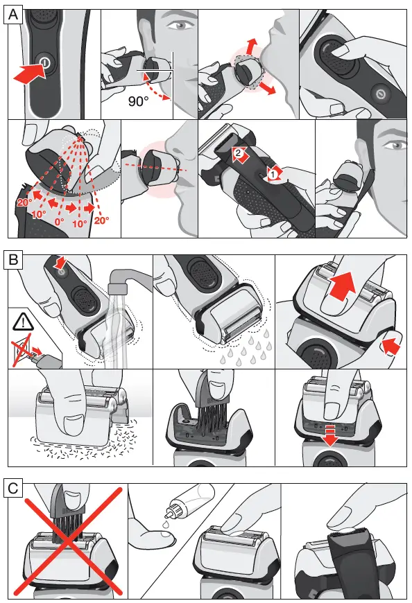 BRAUN Series 8 8370cc Electric Shaver 2