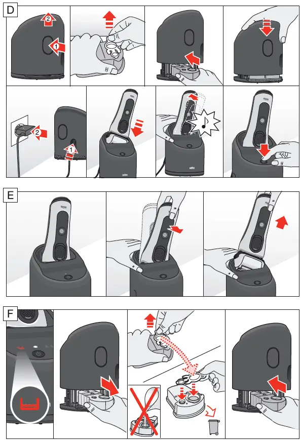BRAUN Series 8 8370cc Electric Shaver 3
