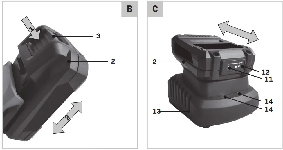 VONROC CD501DC Cordless Drill - overview 2