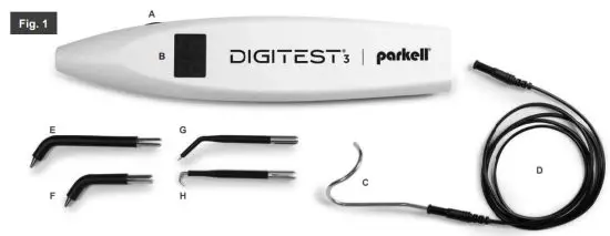 parkell D655 Digitest 3 Pulp Vitality Tester - CONFORMANCE TO STANDARDS