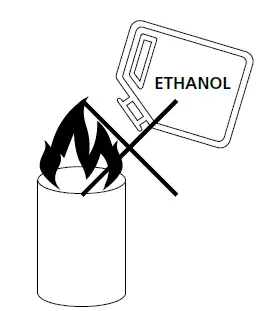 Qlima FFB 207 Free-Standing Ceramic Bio-Ethanol Fire Pit Fig2