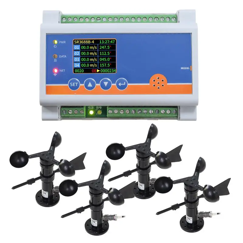 TRANBALL QR3688B 4 Channel Wind Speed and Direction Recorder - Cover