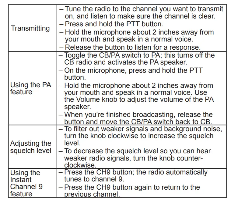 Uniden-PRO505XL-40-Channel-CB-Radio-Pro-Series,-Compact-Design-fig-6