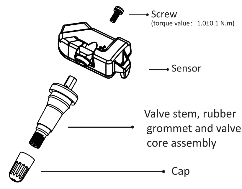 SYSGRATION RSI 24 RTX TPMS Sensor - fig