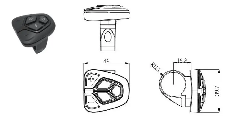Key-Disp-KD986-eBike-Display-with-USB-Port-Ebike-Screen-FIG-3