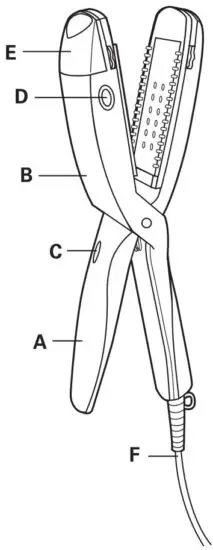 Rowenta CF7050 Imagin Structure Pro Straightener - Fig 1