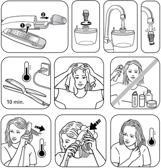 Rowenta CF7050 Imagin Structure Pro Straightener - Fig