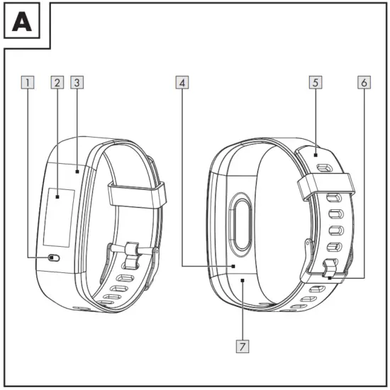 Silver Crest Sat90A1 Activity Tracker - Fig 1