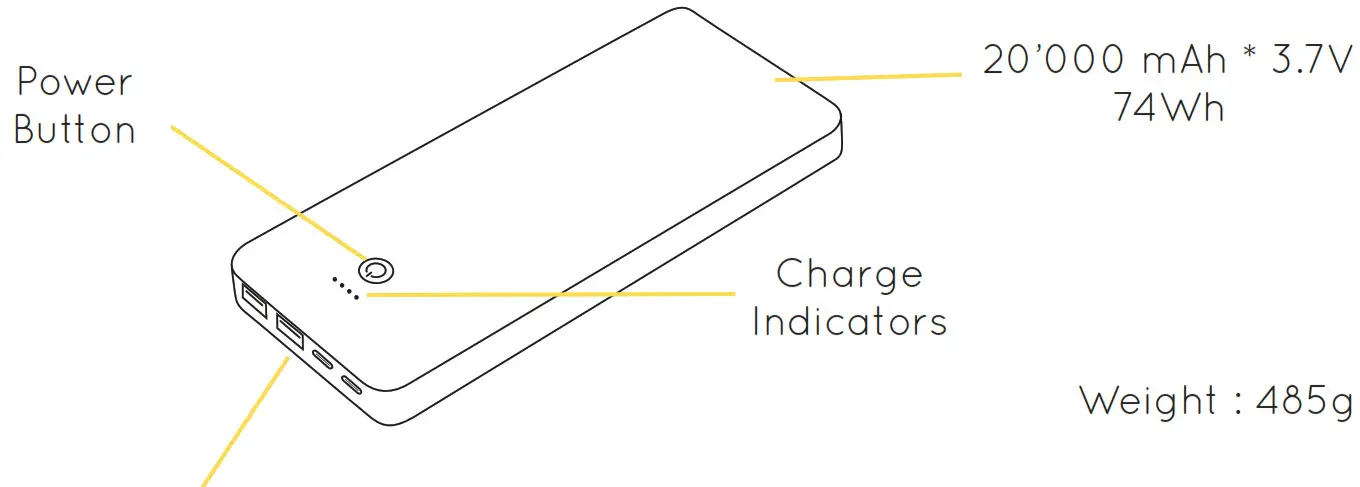 SUNSLICE Power Bank For Laptop - COMPATIBLE WITH-1