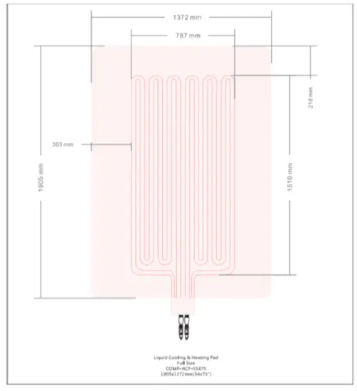 COMPCOOLER- LHPS-12240 -Liquid -Heating -Pad -Blanket -System -5