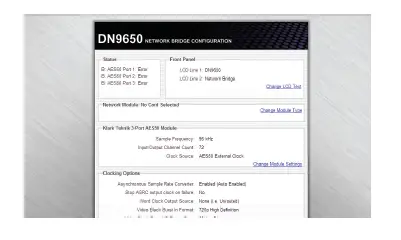 MIDAS DN9650 AES50-Dual Network Bridge Format Converter fig 4