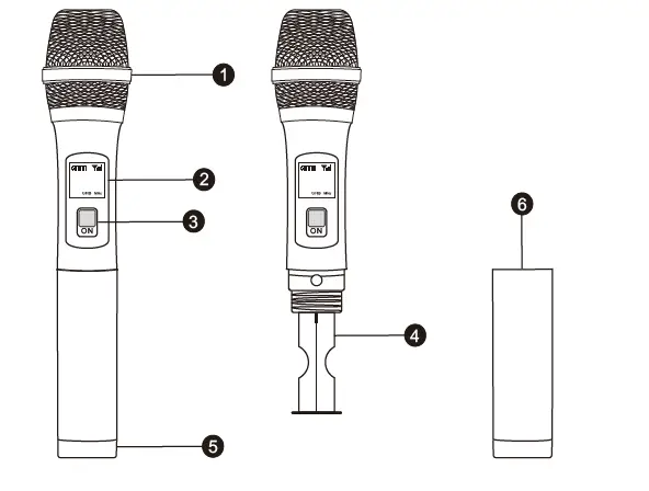 BOMGE-V-410-VHF-Universal-Wireless-Microphone-2