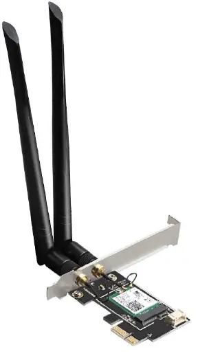 featureCudy TECHNOLOGIES AX3000 Wi-Fi 6 Bluetooth 5.0 PCIe product