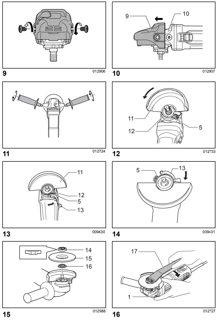makita SA5040C Angle Sander Polisher - fig 2