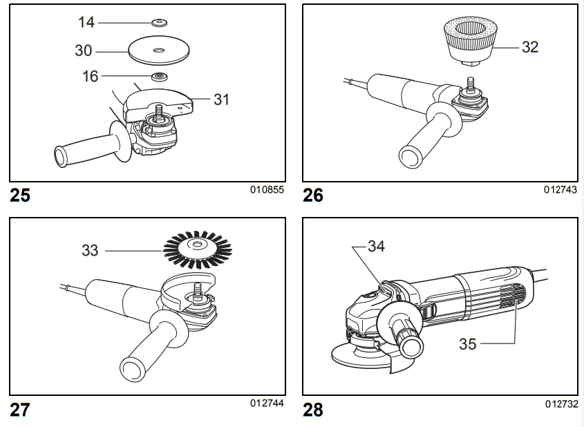 makita SA5040C Angle Sander Polisher - fig 3