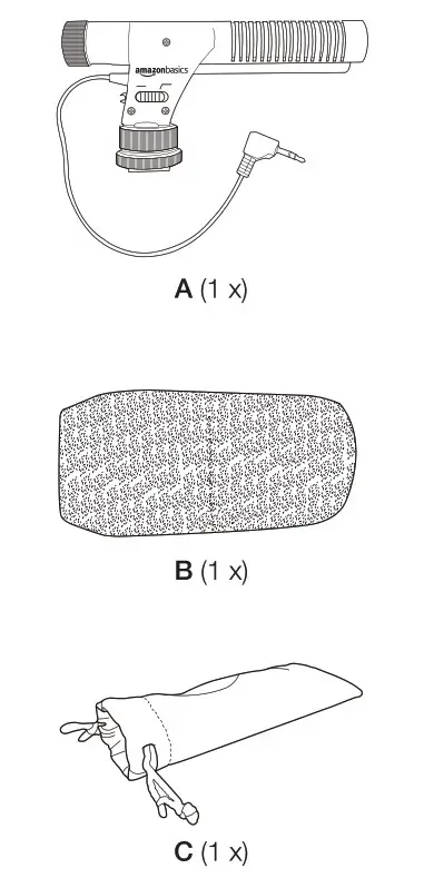 amazonbasics On-Camera Microphone-