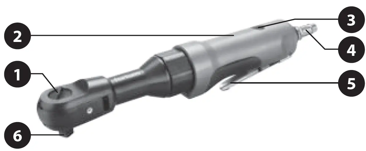 fortum 4795010 Air Impact Wrench 07