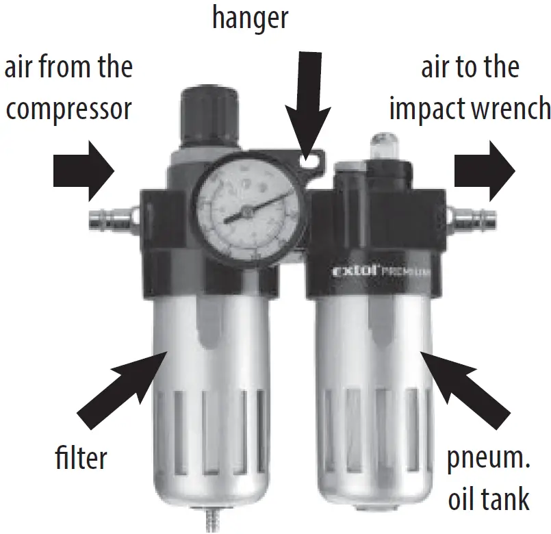 fortum 4795010 Air Impact Wrench product