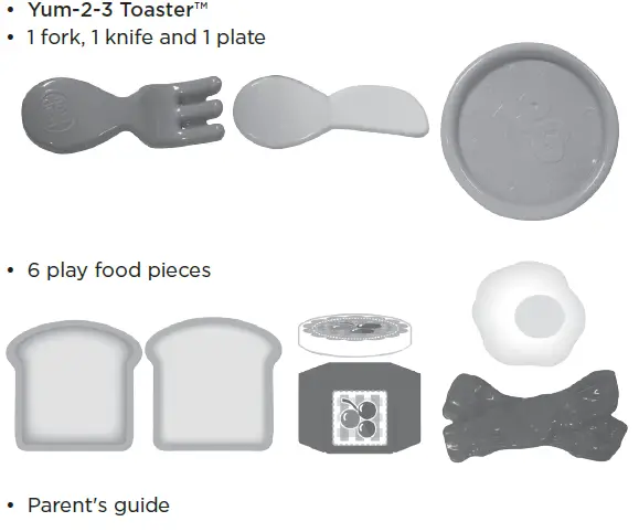 LeapFrog 80-609800 Yum-2-3 Toaster™ imaginative play learning FIG 2