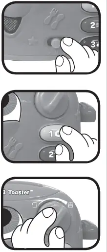 LeapFrog 80-609800 Yum-2-3 Toaster™ imaginative play learning FIG 6