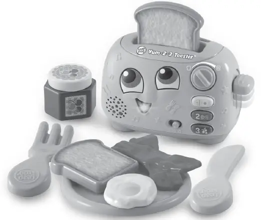 LeapFrog 80-609800 Yum-2-3 Toaster™ imaginative play learning