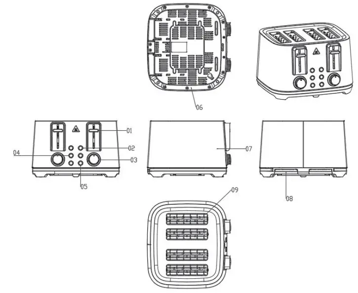 anko-LD-T7034-Toaster-1