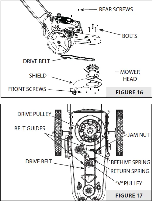 Earthquake 40314 Walk Behind String Mower fig 18