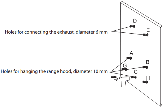 PHILCO PEW 613 Range Hood -Placement1