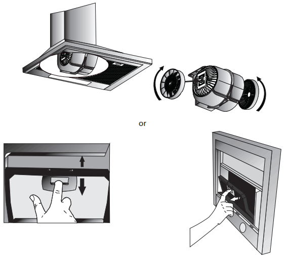PHILCO PEW 613 Range Hood - carbon fi lter