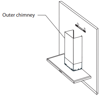 PHILCO PEW 613 Range Hood -chimney