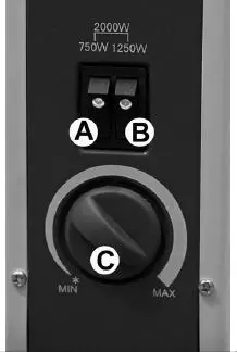 SEALEY CD2013.V2 2000W CONVECTOR HEATER 3