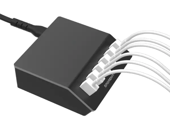 SABRENT-AX-FLCH-B-60-Watt-12-Amp-6-Port-USB-Rapid-Charger-PRO