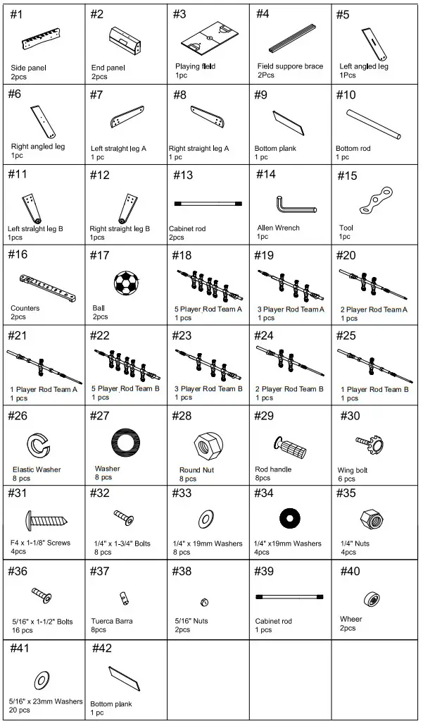 COUGAR B00NP107YA Football Table - Figure 2